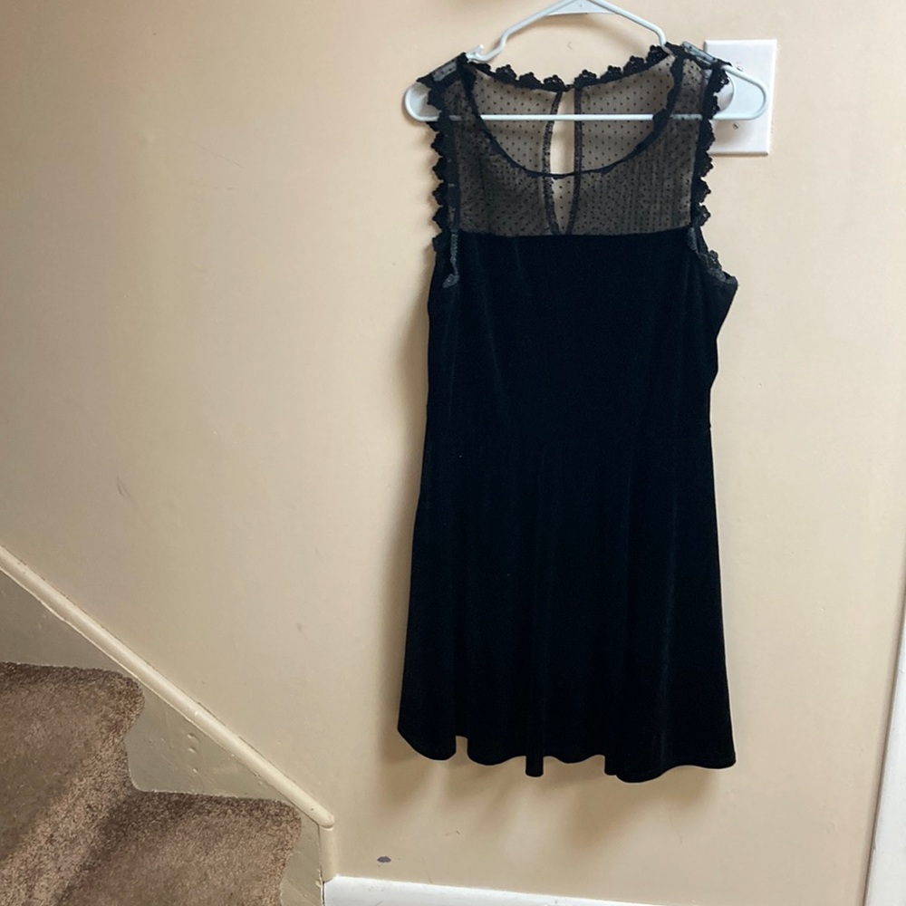 Girl black dress
